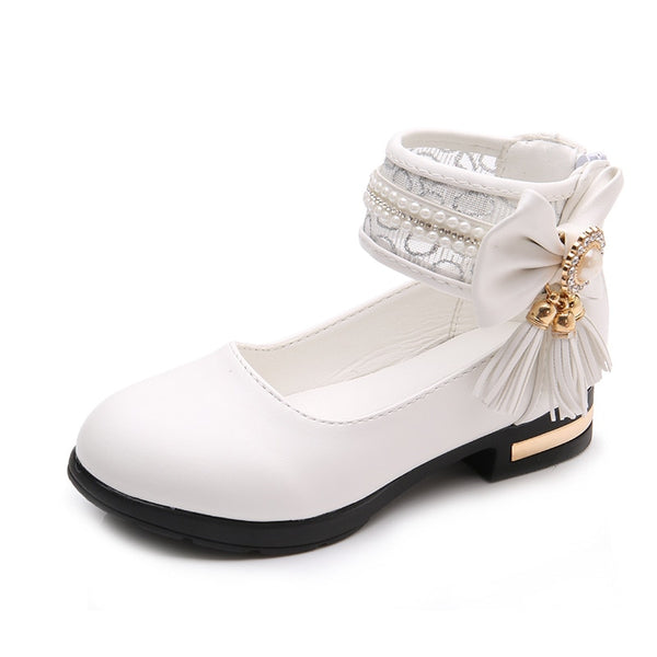 KAMI Wedding Fashion Leather Girls Shoes For Princess