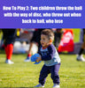 Kids Toy-Flat Throw Disc Ball Flying