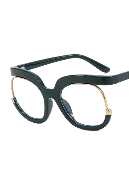 Chic Fashion Large Frame Clear Eyeglasses Spectacle Anti-Blue Light