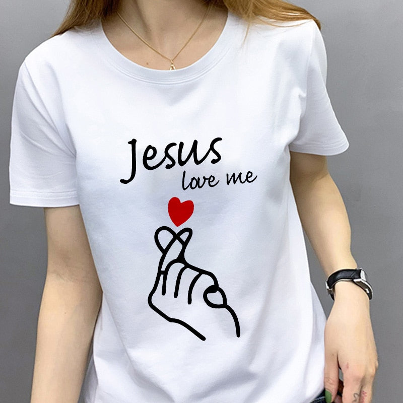 Nouveau Tee Shirt D'AMOUR " JESUS LOVE ME "